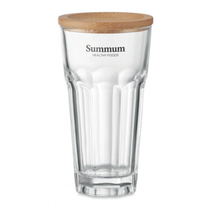 Trinkglas mit Deckel Sempre | 300 ml