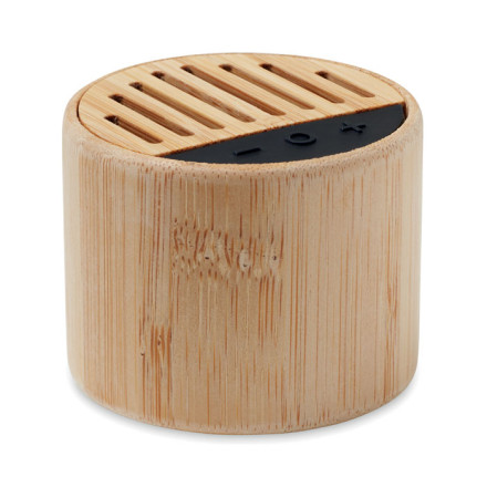Wireless Lautsprecher Bambus | Round Lux