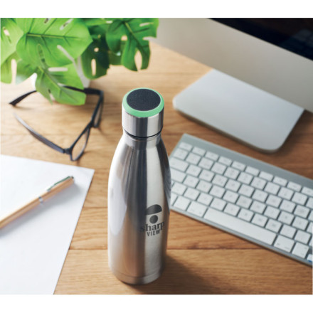 Doppelwandige Edelstahlflasche Trinkerinnerung Dereo 500 ml | inkl. Werbedruck