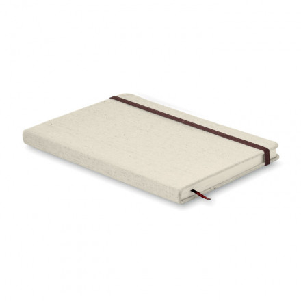 DIN A5 Notizbuch liniert | Canvas-Cover | inkl. Werbedruck