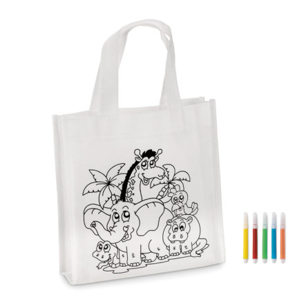 Mini-Shopping-Tasche mit 5 Filzstiften Shoopie
