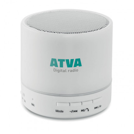 2.1 Wireless Lautsprecher Round White | LED-Licht
