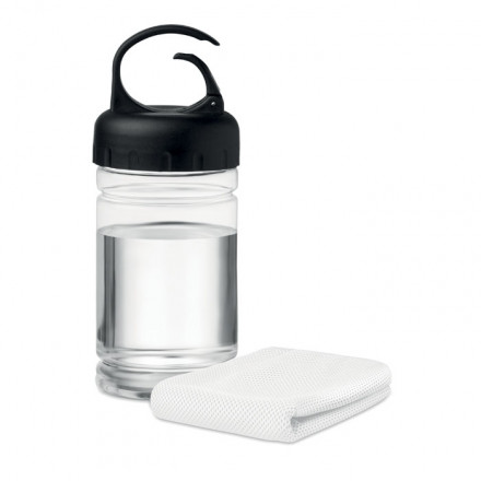 Erfrischungshandtuch in PET-Flasche