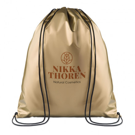 Metallicbeutel/Rucksack mit Kordelzug New York 