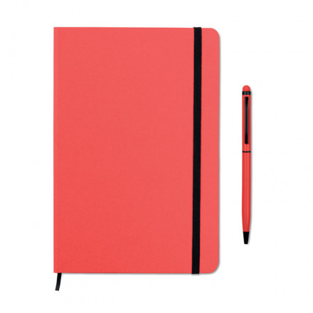 DIN A5 Hardcover Notizbuchset liniert Neilo Set | inkl. Kugelschreiber | inkl. Werbedruck
