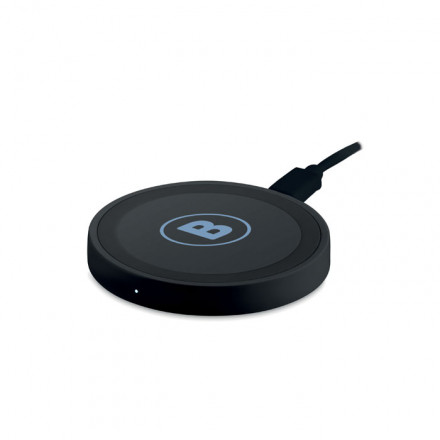 Kleine induktive Ladestation Wireless Plato | inkl. Werbedruck