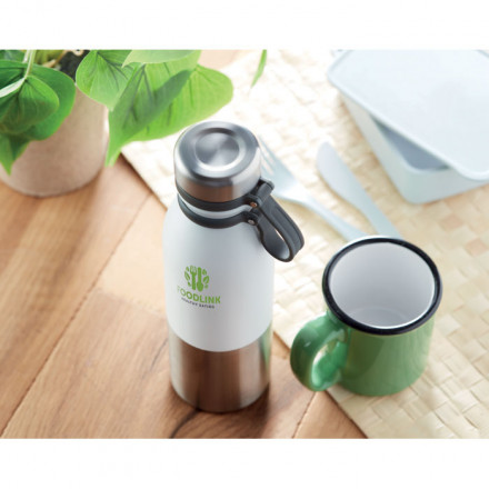 Doppelwandige Isolierflasche Iceland 600 ml | inkl. Werbedruck