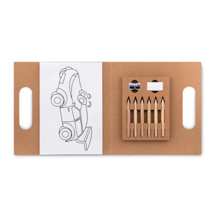Malset mit 6 Bundstiften Folder2Go