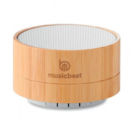4.2 Wireless Lautsprecher Sound Bamboo | Bambus | inkl. Werbedruck