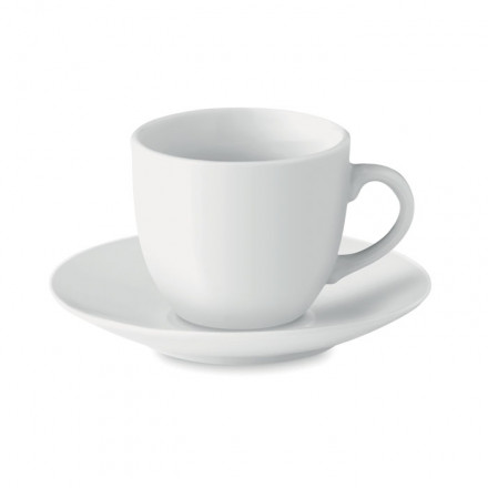 Espresso Tasse mit Untertasse | 80 ml | inkl. Werbedruck