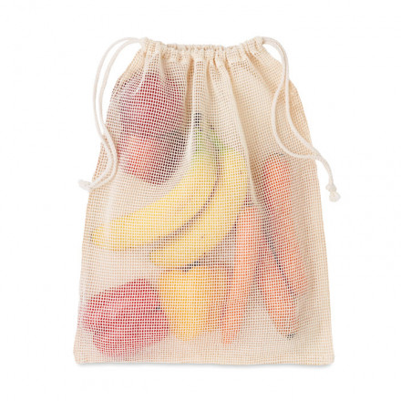 Obst-/Gemüse-Netzbeutel Veggie | Baumwolle/Mesh