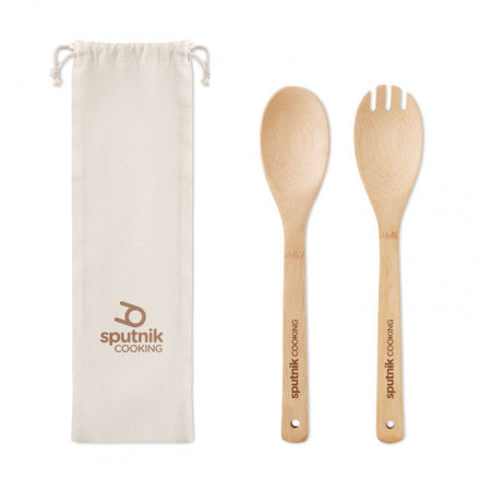 Salatbesteck Mayen Set | Bambus