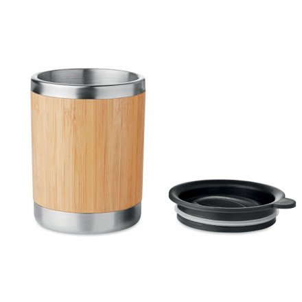 Doppelwandiger Trinkbecher Lokka 250 ml | inkl. Werbedruck