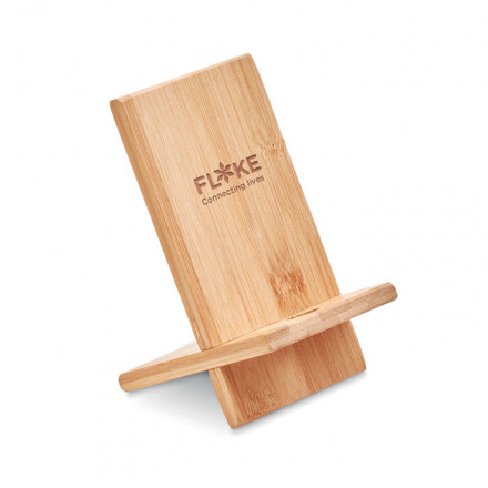 Smartphone-Halter Whippy | Bambus | inkl. Werbedruck