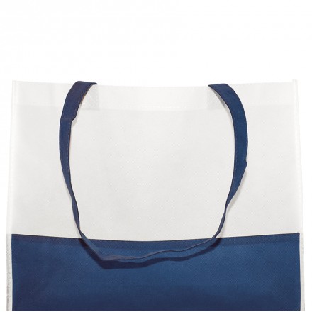 Non-Woven-Tasche mit 2 langen Griffen 38x29x10 cm
