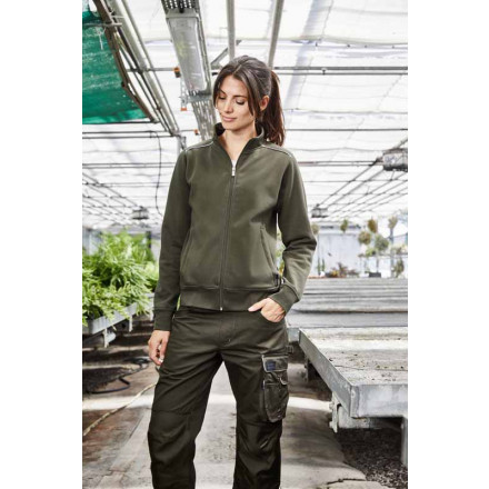 Ladies' Workwear Sweat-Jacket - Solid