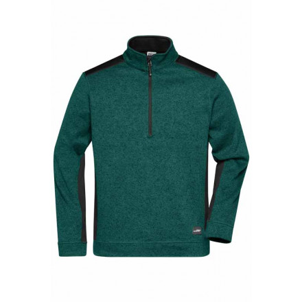 Men's Knitted Workwear Fleece Half-Zip - Strong