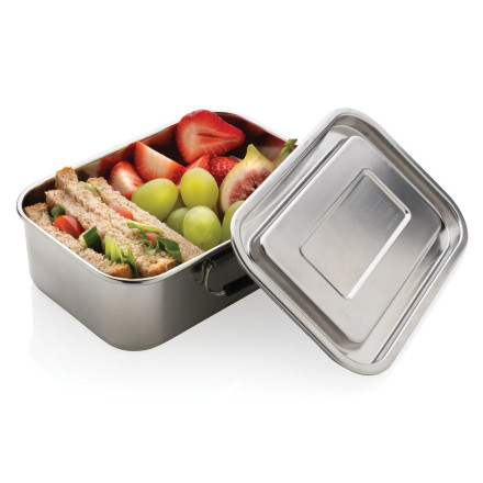 Auslaufsichere Lunchbox aus RCS recyceltem Stainless Steel | 800 ml