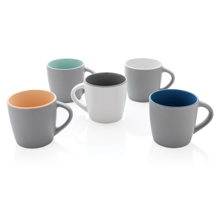Keramiktasse innen coloriert  300ml