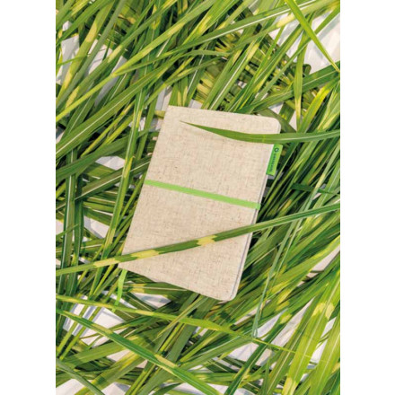 A5 Eco Jute Baumwoll-Notizbuch