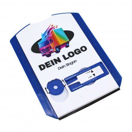 Parkscheibe Duo Plus Digital | Chip Reifenprofilmesser | inkl. Werbedruck