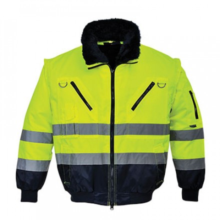 Hi Vis 3in1 Pilotjacke
