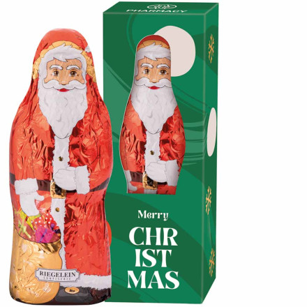 Riegelein Weihnachtsmann in Werbebox