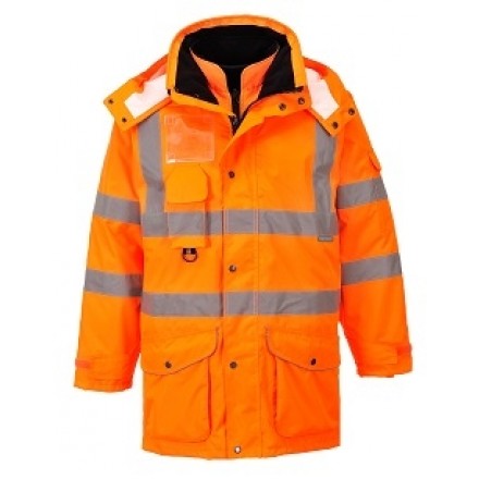 Warnschutz 7 in 1 Verkehrs Jacke