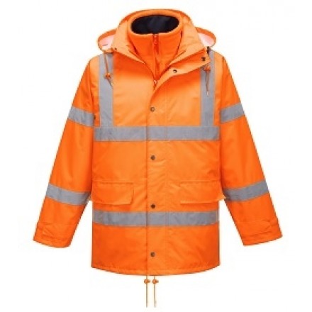 Atmungsaktive Warnschutzverkehrsjacke