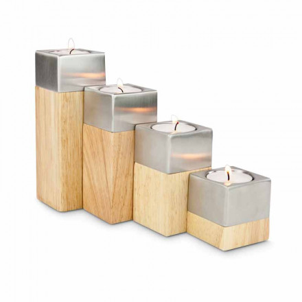 ROMINOX® 4er Teelicht-Set Luce