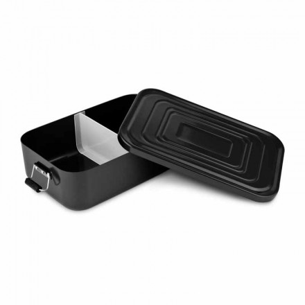ROMINOX® Lunchbox Quadra Schwarz matt XL