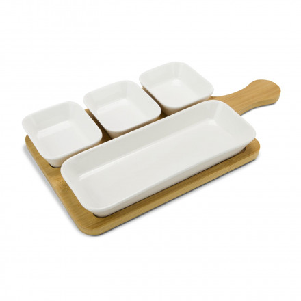 ROMINOX® Servierschalen Quattro Bamboo