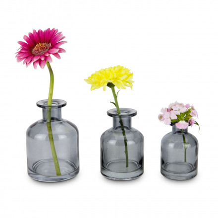 ROMINOX® 3er Vasen-Set Flora