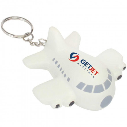 Anti-Stress Flugzeug Keyring