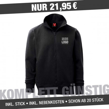 Herren Sweatjacke Hoover | inkl. 4c Werbestick