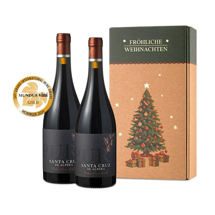Weinpräsent Goldregen XMAS | Gold-prämiert