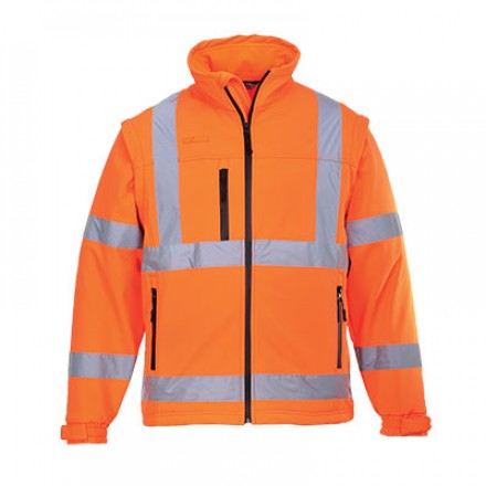 Warnschutz Softshell Jacke