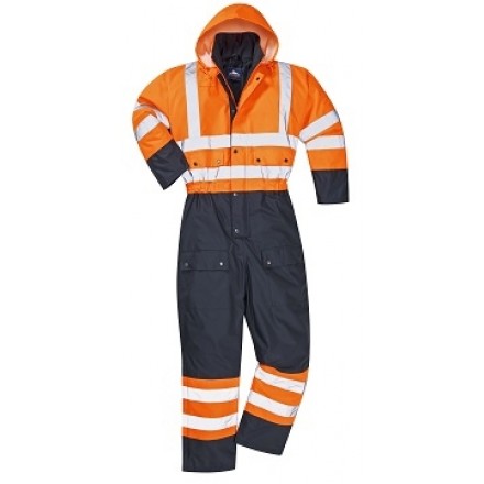 Hi-Vis Kontrast Overall, gefüttert