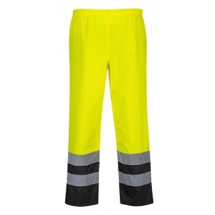 Zweifarbige Warnschutz-Hose