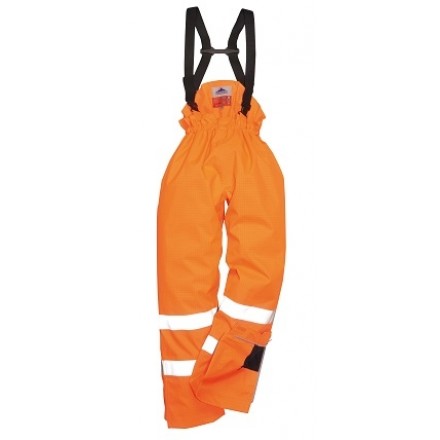 Ungefütterte Bizflame Warnschutzhose
