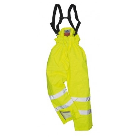 Gefütterte Bizflame Warnschutzhose