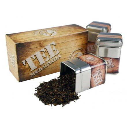 Tee in der Mini-Schmuckdose im Geschenkkarton 3 x 20g 