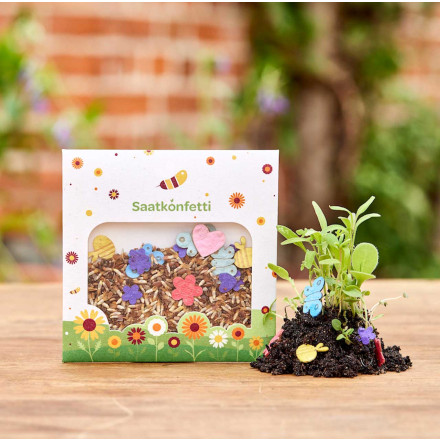 Saatkonfetti im Etui Wildblumenmischung | individueller Werbereiter
