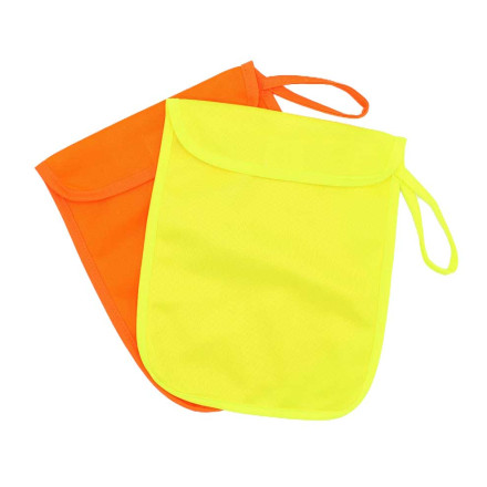 Warnwestenbeutel Recycling mit Klettverschluss, Trageschlaufe