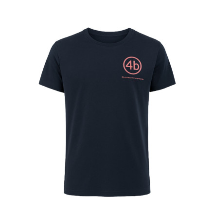 4b T-Shirt navy | inkl. 4b Logo
