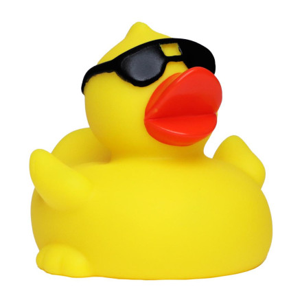 Quietsche-Ente mit Sonnenbrille