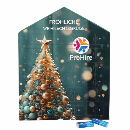 Täfelchen Adventskalender Haus share Napolitain