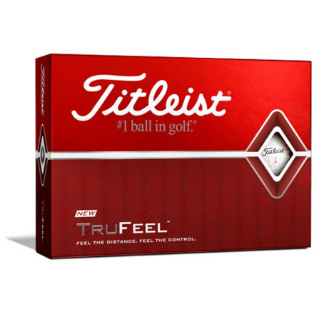 Logo Golfball Titleist TrueFeel weiß | inkl. Werbedruck