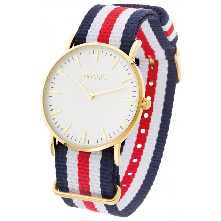 Konfigurierbare Metalluhr Texstyle Flat Gold Small ab 50 Stk