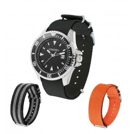 Konfigurierbare Metalluhr Texstyle-Set ab 50 Stk